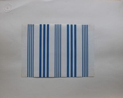 Original-Gouache-Entwurf im Art-Déco-Stil von A. S