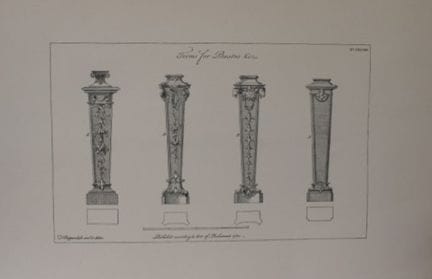 Thomas Chippendale – Originalstich der „Terms for 