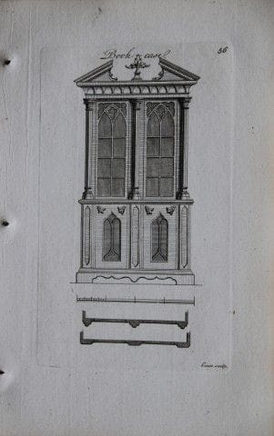 Society of Upholsterers -  Bookcase by Couse 1765.