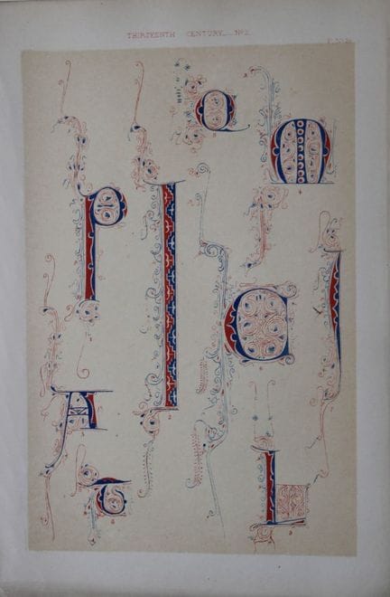 Tymms und Digby Wyatt – Chromolithografie aus „The