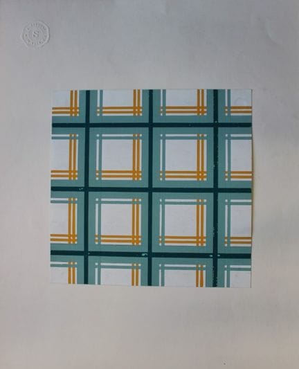 Original-Gouache-Entwurf im Art-Déco-Stil von A. S