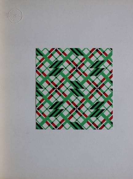 纽约A. Sirooni公司原版水粉画艺术装饰风格设计稿，约1920-1950年。

这是一款专为纽