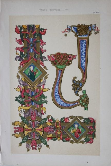 Tymms und Digby Wyatt – Chromolithografie aus „The