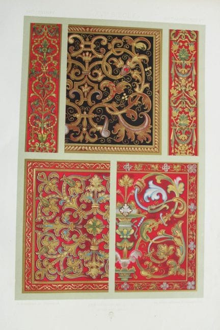Dupont-Auberville – Chromolithografie zur dekorati