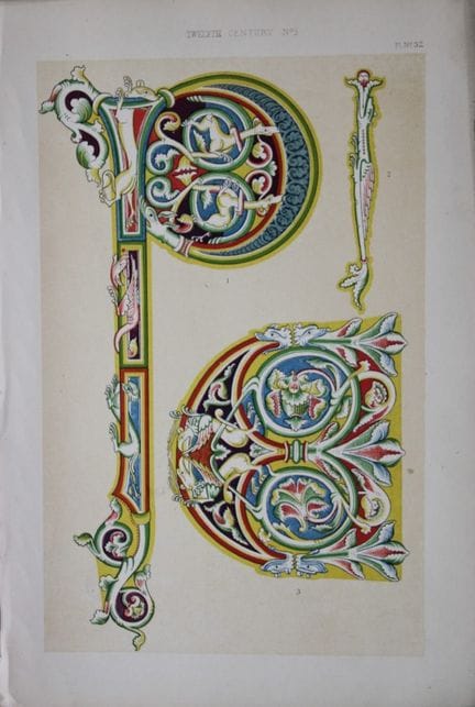 Tymms und Digby Wyatt – Chromolithografie aus „The