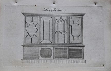 Society of Upholsterers - Library Bookcase 1765.

