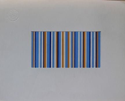 Original-Gouache-Entwurf im Art-Déco-Stil von A. S
