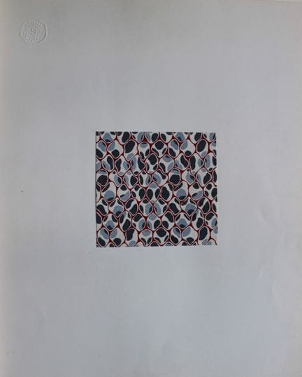 Original-Gouache-Entwurf im Art-Déco-Stil von A. S
