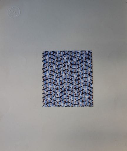 Original-Gouache-Entwurf im Art-Déco-Stil von A. S