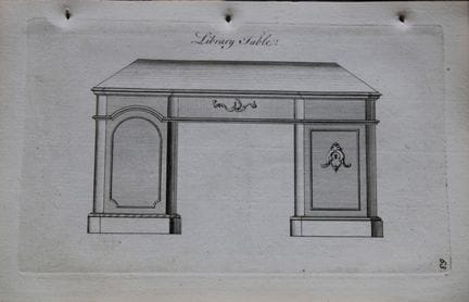Society of Upholsterers - Library Table 1765.

Thi