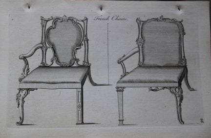 Manwaring - Engraving of French Chairs 1765.

This