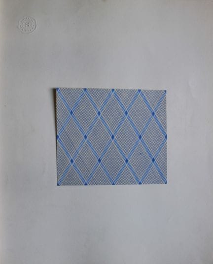 Original-Gouache-Entwurf im Art-Déco-Stil von A. S