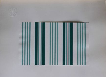 Original-Gouache-Entwurf im Art-Déco-Stil von A. S