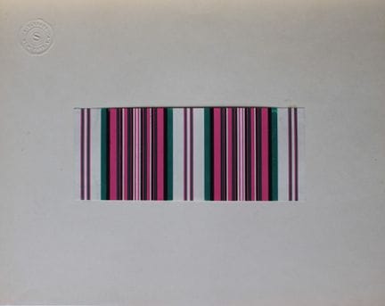 Original-Gouache-Entwurf im Art-Déco-Stil von A. S
