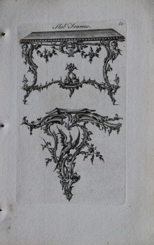 Society of Upholsterers - Slab Frames 1765.

This 