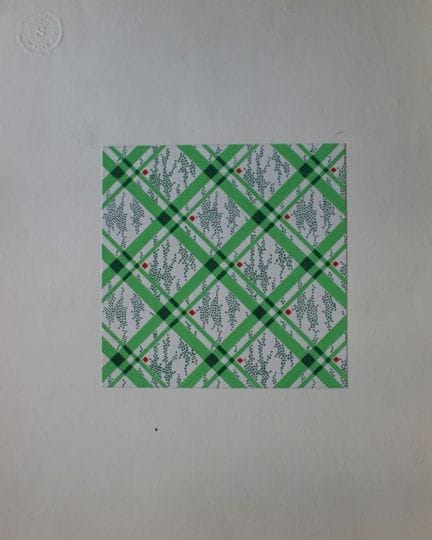 Original-Gouache-Entwurf im Art-Déco-Stil von A. S