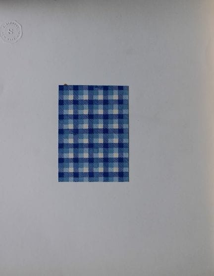 Original-Gouache-Entwurf im Art-Déco-Stil von A. S