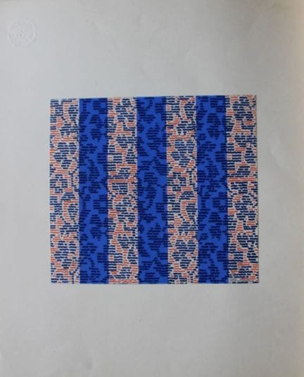 Original-Gouache-Entwurf im Art-Déco-Stil von A. S