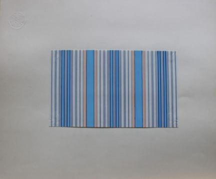 Original-Gouache-Entwurf im Art-Déco-Stil von A. S