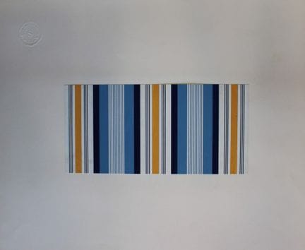 Original-Gouache-Entwurf im Art-Déco-Stil von A. S