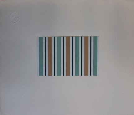 Original-Gouache-Entwurf im Art-Déco-Stil von A. S