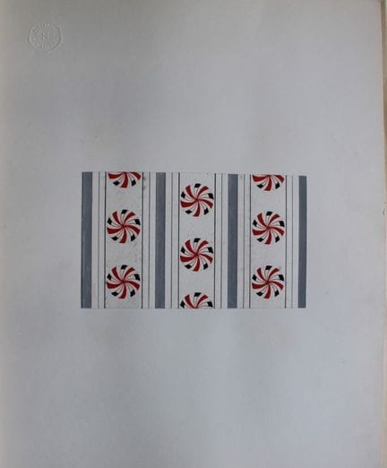 Original-Gouache-Entwurf im Art-Déco-Stil von A. S