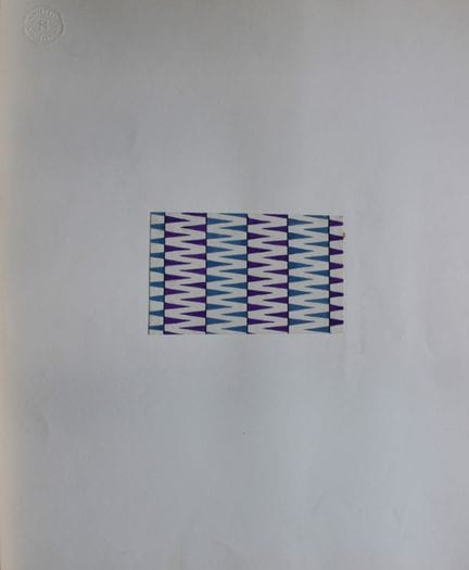 Original-Gouache-Entwurf im Art-Déco-Stil von A. S