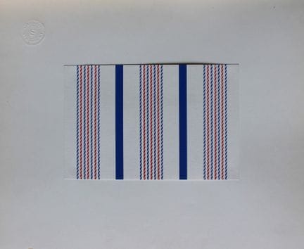 Original-Gouache-Entwurf im Art-Déco-Stil von A. S