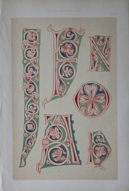 Tymms und Digby Wyatt – Chromolithografie aus „The