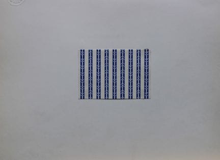 Original-Gouache-Entwurf im Art-Déco-Stil von A. S