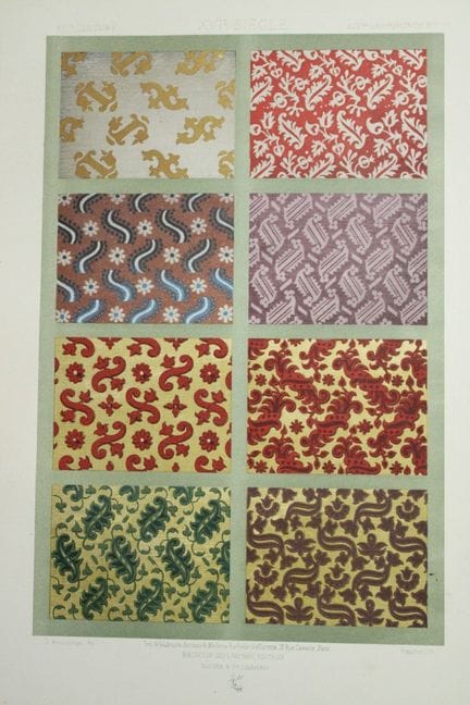 Dupont-Auberville – Chromolithografie zur dekorati