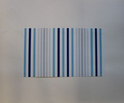 Original-Gouache-Entwurf im Art-Déco-Stil von A. S