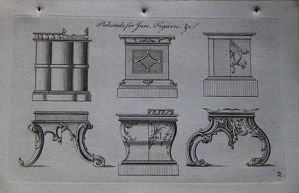 Society of Upholsterers - Pedestals for Jars, Figu