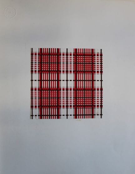 Original-Gouache-Entwurf im Art-Déco-Stil von A. S