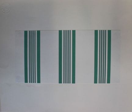 Original-Gouache-Entwurf im Art-Déco-Stil von A. S