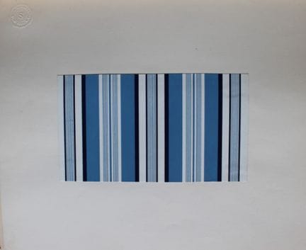 Original-Gouache-Entwurf im Art-Déco-Stil von A. S