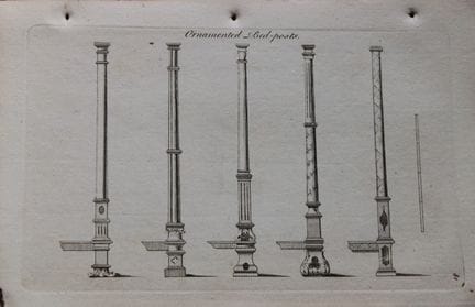 Society of Upholsterers - Ornamented Bed-posts 176