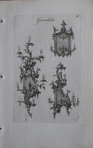 软垫家具师协会——1765年吉隆多尔椅。

这幅珍贵的铜版画出自《雅致家居家具：符合当下审美，并增补