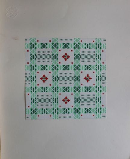Original-Gouache-Entwurf im Art-Déco-Stil von A. S