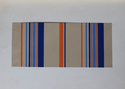 Original-Gouache-Entwurf im Art-Déco-Stil von A. S