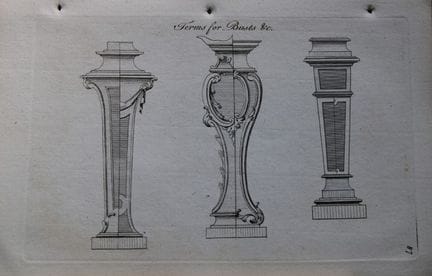 Society of Upholsterers - Terms for Busts 1765.

T