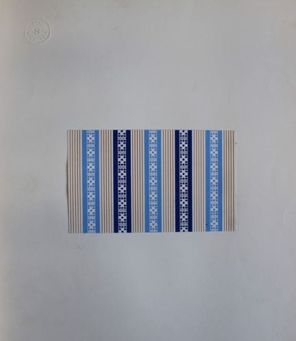 Original-Gouache-Entwurf im Art-Déco-Stil von A. S