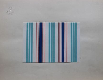Original-Gouache-Entwurf im Art-Déco-Stil von A. S