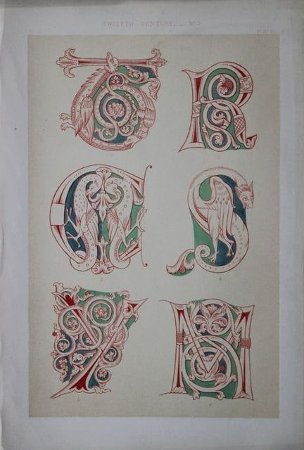 Tymms und Digby Wyatt – Chromolithografie aus „The