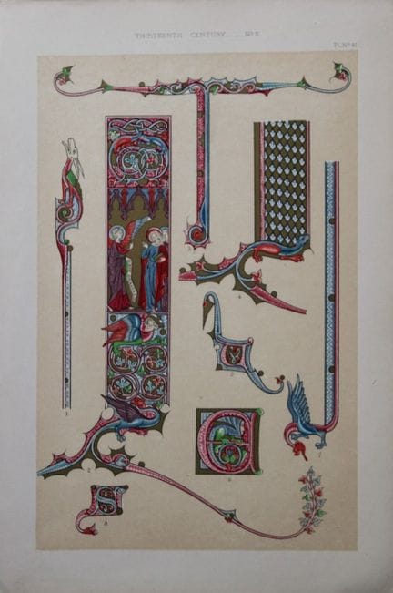 Tymms und Digby Wyatt – Chromolithografie aus „The
