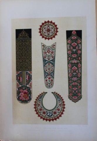 迪格比·怀亚特——摘自《十九世纪工业艺术》（1852年）中的设计。

这幅彩色石版画选自《十九世纪工