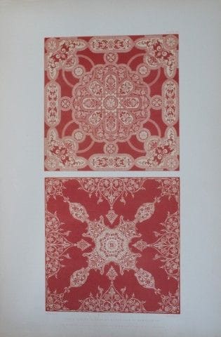 迪格比·怀亚特——摘自《十九世纪工业艺术》（1852年）中的设计。

这幅彩色石版画选自《十九世纪工