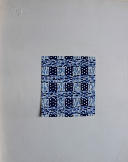 Original-Gouache-Entwurf im Art-Déco-Stil von A. S