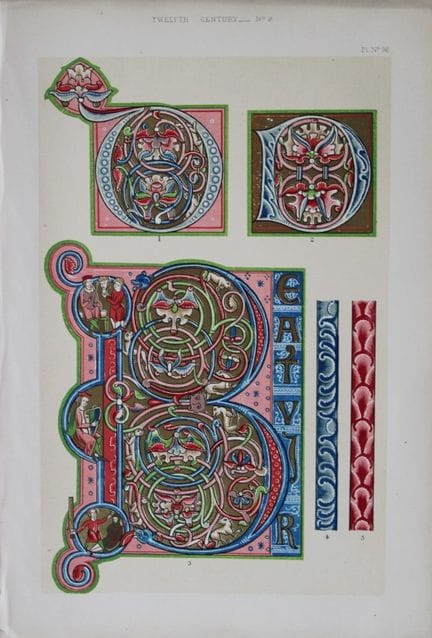 Tymms und Digby Wyatt – Chromolithografie aus „The
