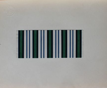 Original-Gouache-Entwurf im Art-Déco-Stil von A. S